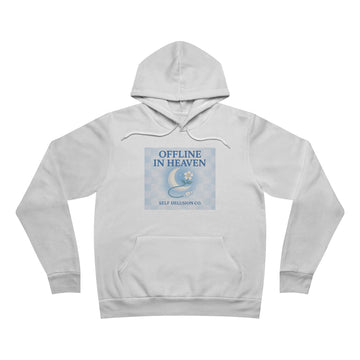 "Offline in Heaven" Cloud Moon Pullover Hoodie