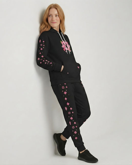 Unisex Pixel Cherry Blossom Sakura Set (Hoodie + Joggers)