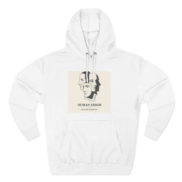 "Human Error" Vintage Triple-Profile Hoodie